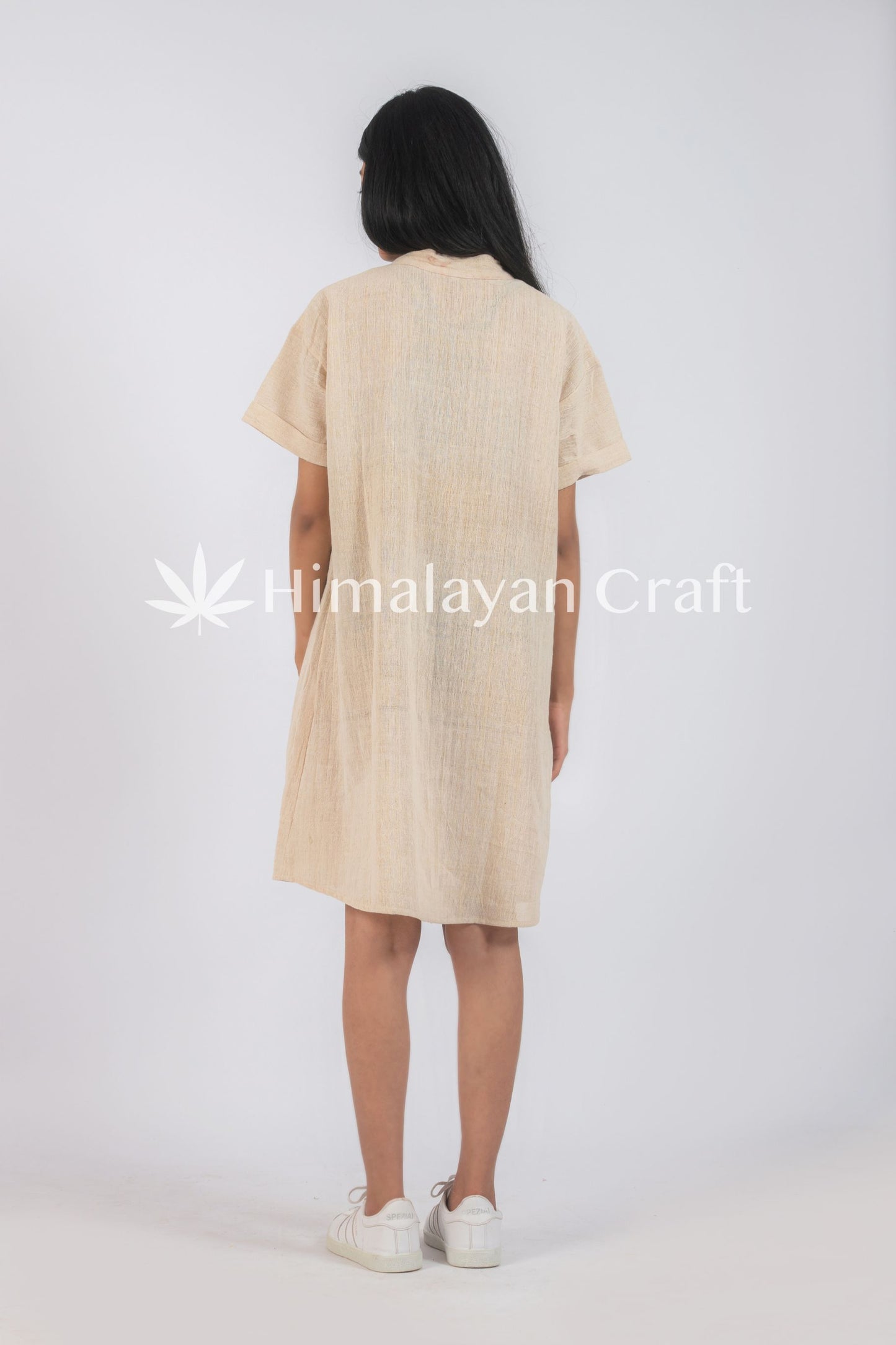 Hemp Dress with 2 pockets